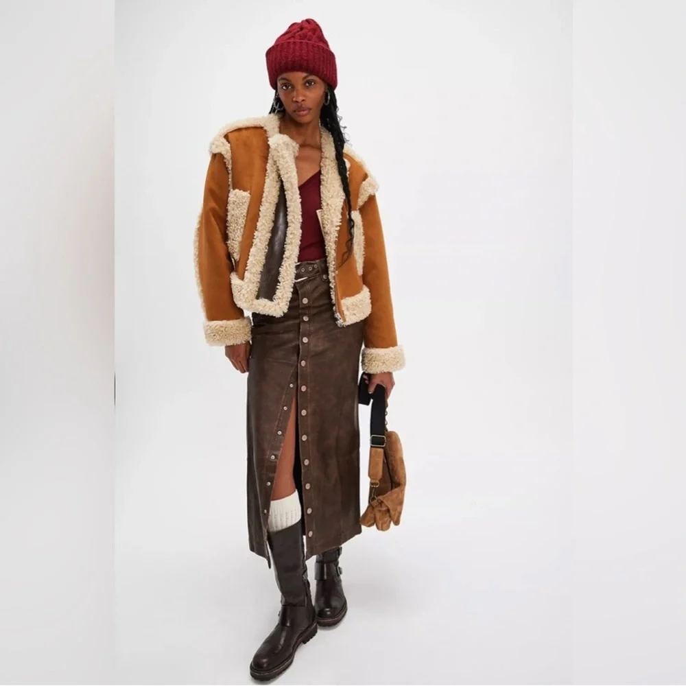 Stand Studio Coco Shearling Jacket